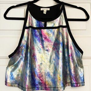 SILENCE + NOISE IRIDESCENT TOP